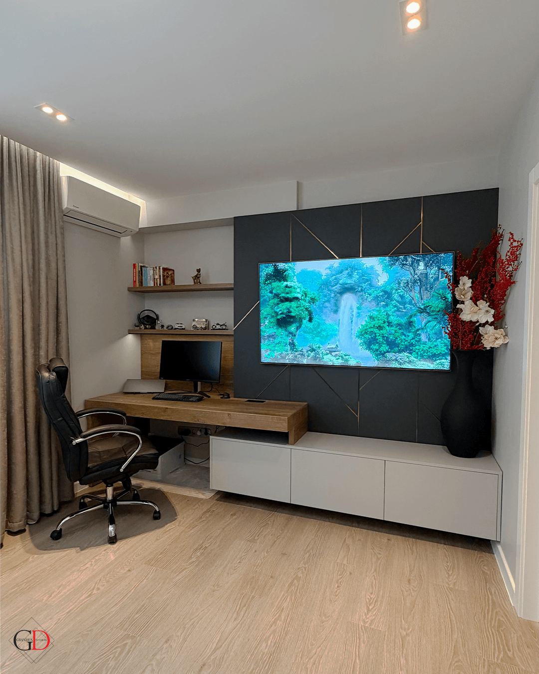 Living cu home office integrat — GranDen